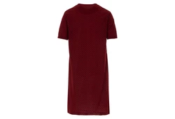 Lucky Nachthemd Kurzarm Dunkelrot/Bordeaux/Rot