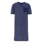 Lucky Nachthemd Kurzarm Dunkelblau/Blau/Lila