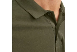 JACK & JONES Poloshirt Dunkelgrün/Khaki
