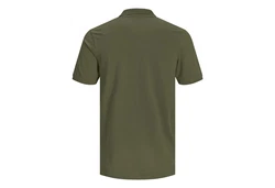 JACK & JONES Poloshirt Dunkelgrün/Khaki