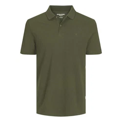 JACK & JONES Poloshirt Dunkelgrün/Khaki
