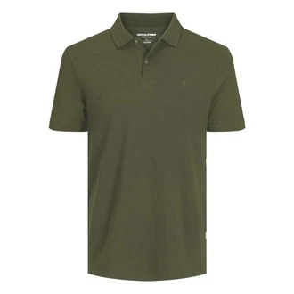 JACK & JONES Poloshirt Dunkelgrün/Khaki JACK & JONES Poloshirt Dunkelgrün/Khaki