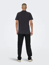 ONLY & SONS Poloshirt Kurzarm Slim Fit 7489 Dunkelblau