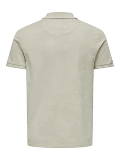 ONLY & SONS Poloshirt Kurzarm Slim Fit 7489 Grau (7489) ONLY & SONS Poloshirt Kurzarm Slim Fit 7489 Grau (7489)