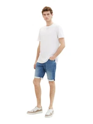 TOM TAILOR Jeansshorts Josh Shor Blau