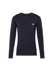 Guess Langarmshirt T-Shirt Dunkelblau/Blau/Grün
