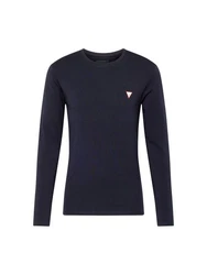 Guess Langarmshirt T-Shirt Dunkelblau/Blau/Grün