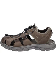 Josef Seibel Sandale Dunkelbraun/Braun/Khaki/Dunkelgrün/Grau