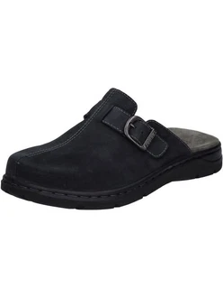 Josef Seibel Marlon Clog Schwarz/Dunkelblau/Blau