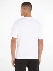 Calvin Klein T-Shirt COTTON COMFORT FIT mit Logoschriftzug Hellblau/Grau