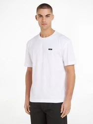 Calvin Klein T-Shirt COTTON COMFORT FIT mit Logoschriftzug Hellblau/Grau