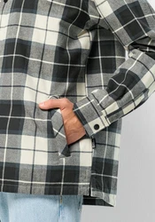 Jack Wolfskin Flanellhemd VAN VIEW SHIRT Beige/Creme/Blau/Schwarz/Grau