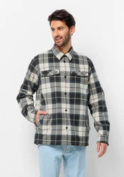 Jack Wolfskin Flanellhemd VAN VIEW SHIRT Beige/Creme/Blau/Schwarz/Grau