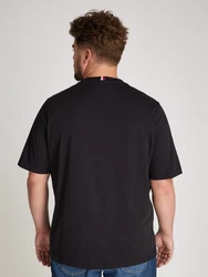 Tommy Hilfiger T-Shirt BT-CHEST STRIPE TEE-B Groe Gren mit Logostickerei Braun/Schwarz/Hellblau/Mischfarben/Lila/Rot