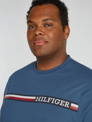 Tommy Hilfiger T-Shirt BT-CHEST STRIPE TEE-B Groe Gren mit Logostickerei BT-CHEST STRIPE TEE-B