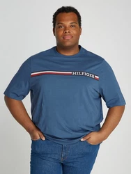 Tommy Hilfiger T-Shirt BT-CHEST STRIPE TEE-B Groe Gren mit Logostickerei BT-CHEST STRIPE TEE-B