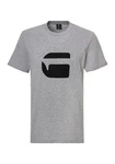 G-STAR T-Shirt Burger Grau/Hellgrau/Dunkelgrau/Silber