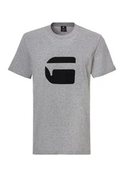 G-STAR T-Shirt Burger Grau/Hellgrau/Dunkelgrau/Silber