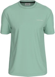 Calvin Klein T-Shirt ENLARGED BACK LOGO T-SHIRT mit Logodruck Türkis/Hellgrün/Grün