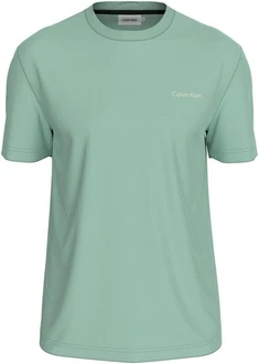 Calvin Klein T-Shirt ENLARGED BACK LOGO T-SHIRT mit Logodruck Türkis/Hellgrün/Grün