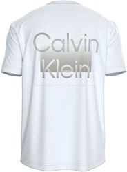 Calvin Klein T-Shirt ENLARGED BACK LOGO T-SHIRT mit Logodruck Hellblau/Blau/Grau