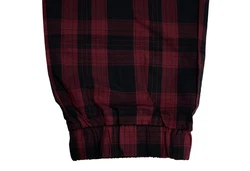 BOSS Pyjamahose Easy Pants Cuff EW mit Eingriff und Seitentaschen Lila/Rot/Dunkelrot
