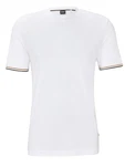 BOSS T-Shirt Thompson Weiß/Creme