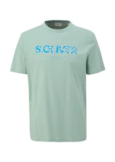 s.Oliver T-Shirt Kurzarmshirt Grün/Hellgrün s.Oliver T-Shirt Kurzarmshirt Grün/Hellgrün