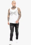 TAPOUT T-Shirt TIPTON SINGLET Orange/Weiß/Schwarz/Grün