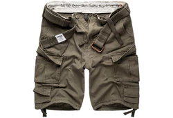 Trooper Cargoshorts DIV Bermuda Khaki/Dunkelgrün