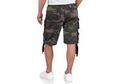 Trooper Cargoshorts DIV Bermuda Dunkelgrün/Khaki/Braun