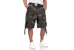Trooper Cargoshorts DIV Bermuda Dunkelgrün/Khaki/Braun