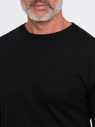 OMBRE Longsleeve Herren Basic Schwarz