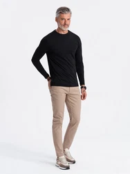 OMBRE Longsleeve Herren Basic Schwarz
