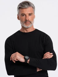 OMBRE Longsleeve Herren Basic Schwarz