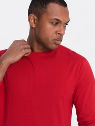 OMBRE Longsleeve Herren Basic Rot