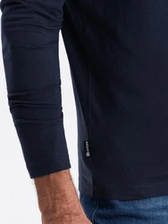 OMBRE Longsleeve Herren Basic Dunkelblau