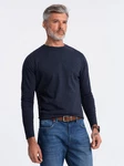 OMBRE Longsleeve Herren Basic Dunkelblau