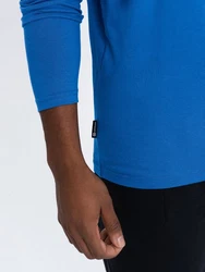 OMBRE Longsleeve Herren Basic Blau