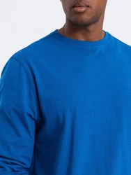 OMBRE Longsleeve Herren Basic Blau