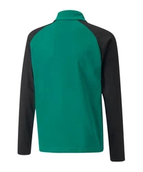 PUMA Sweatshirt teamLIGA HalfZip Sweatshirt Grün/Dunkelgrün/Türkis