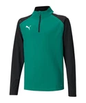 PUMA Sweatshirt teamLIGA HalfZip Sweatshirt Grün/Dunkelgrün/Türkis