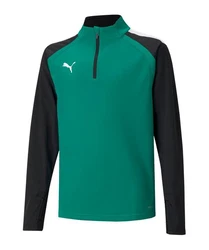 PUMA Sweatshirt teamLIGA HalfZip Sweatshirt Grün/Dunkelgrün/Türkis