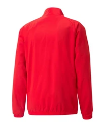 PUMA Sweatjacke teamLIGA Sideline Jacke Rot/Dunkelrot