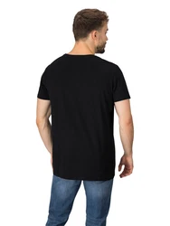 DENIMFY T-Shirt Herren Printshirt DFNuri Regular Fit Dunkelblau/Schwarz