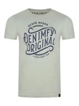 DENIMFY T-Shirt Herren Printshirt DFNuri Regular Fit Grün/Hellgrün/Dunkelgrün/Khaki/Hellblau
