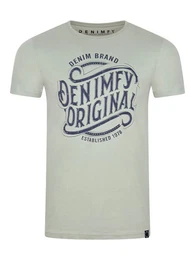 T-Shirt Herren Printshirt DFNuri Regular Fit (1-tlg) Kurzarm Tee Shirt mit Rundhalsausschnitt aus 100% Baumwolle