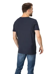 DENIMFY T-Shirt Herren Printshirt DFNuri Regular Fit Dunkelblau