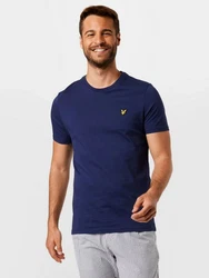 Lyle & Scott T-Shirt Plain Dunkelblau/Blau