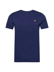 Lyle & Scott T-Shirt Plain Dunkelblau/Blau